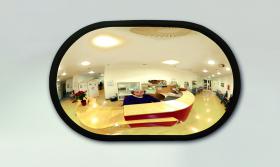 Indoor breedhoek spiegel ovaal